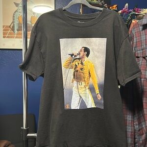 Freddie Mercury official merch. Champion black t-shirt